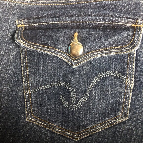 Route 66 Jeans Womens Size 9-10 Blue Five Pocket Denim Pants Western Casual - Picture 6 of 7